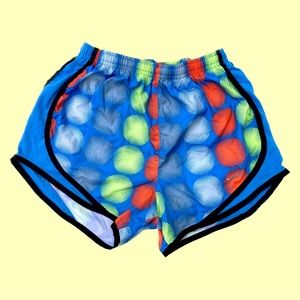 NIKE women’s neon running shorts.
